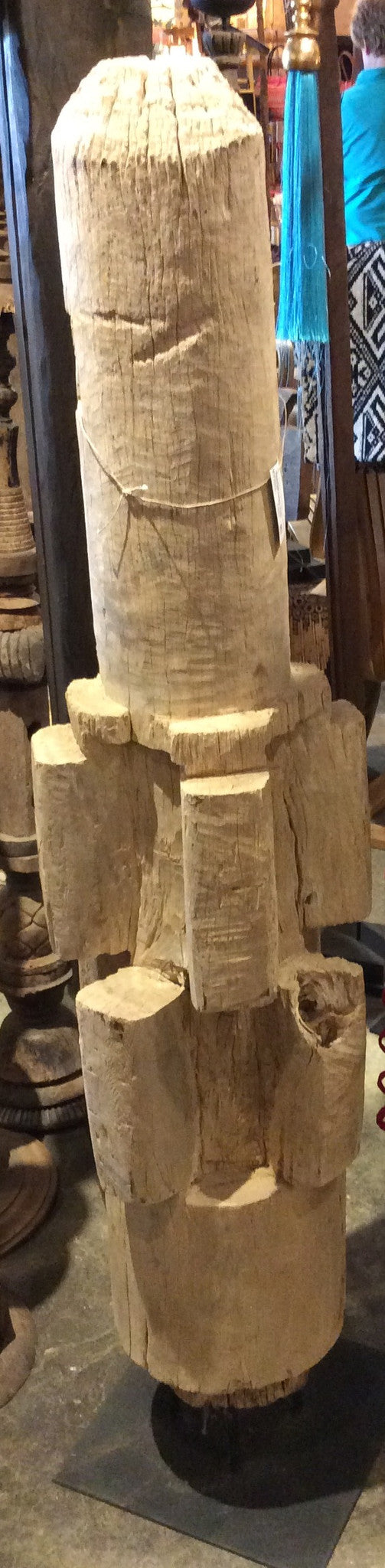 Antique Sugar Press Sculpture
