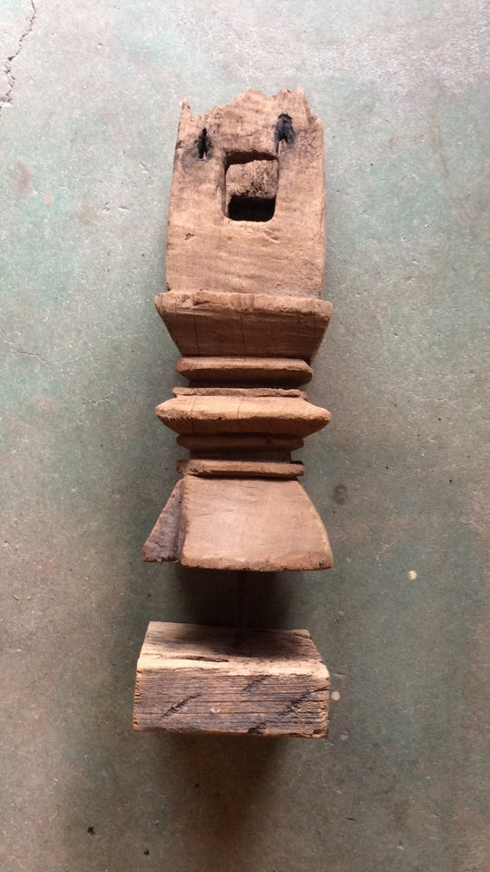 Antique Pulley Mount Lg