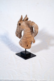 Horse hand carved antique