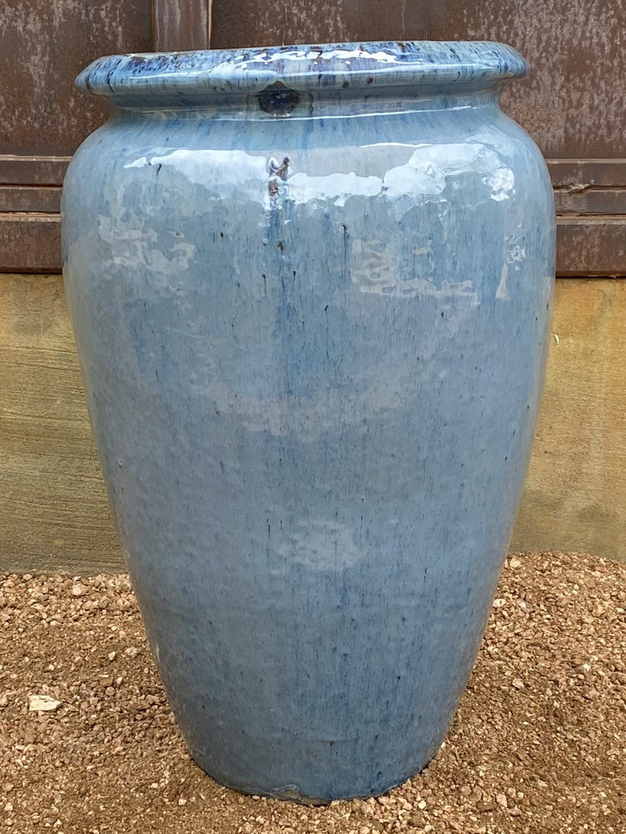 Aquamarine Light Blue Alibaba Jar