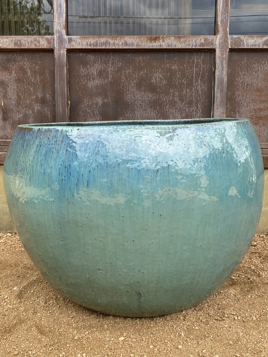 Jade Green Ball Planter