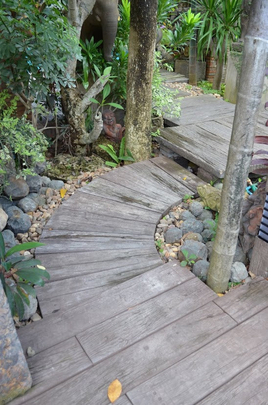 Wandering Path Woodgrain Paver