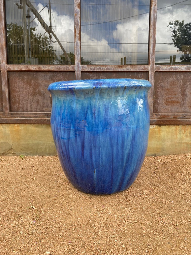 Aquamarine Blue Kousa Planter