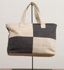Black & Cream Retangular Tote Bag