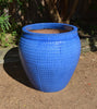 Blue Waffle Rain Jar