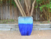 Milan Jade Green and Blue Planter