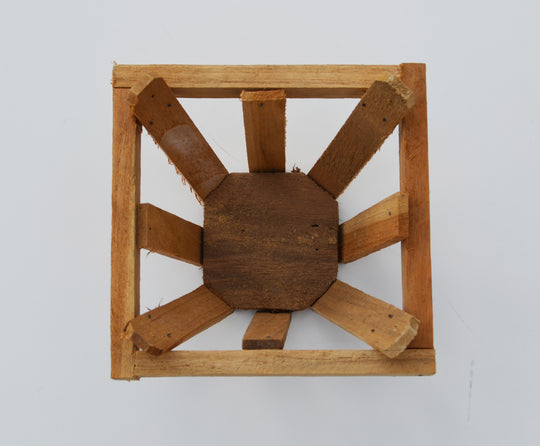 5" Tapered Teakwood Baskets: 10 pcs/unit. Unit Price: $46.40