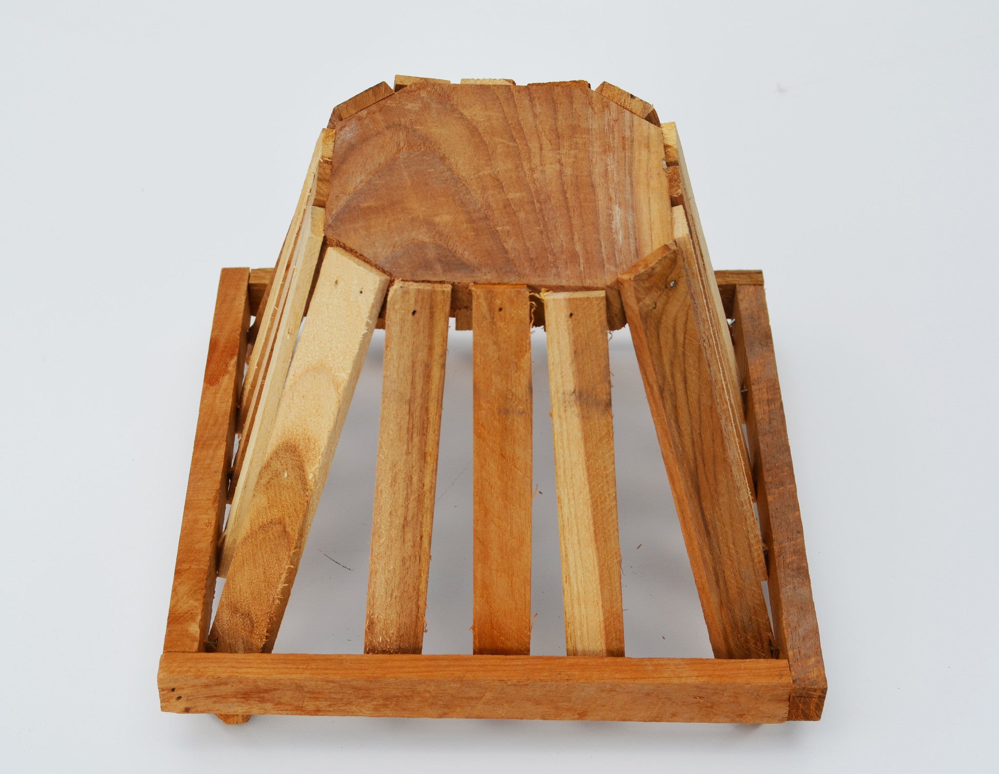 9 Tapered Teakwood Baskets: 10 pcs/unit. Unit Price: $58.70