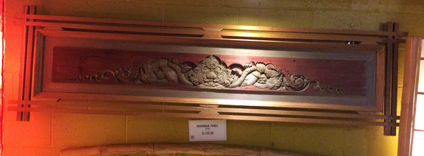 Hannuman Panel Teakwood wall Art
