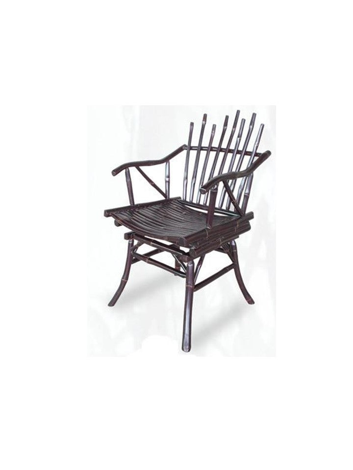 Sabai Bamboo Twig Swivel Chair
