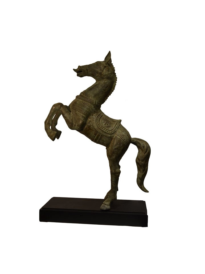 Bronze Rearing Horse