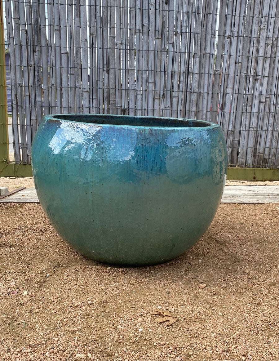 jade green planter Jade Green Ball Planter – Big Grass