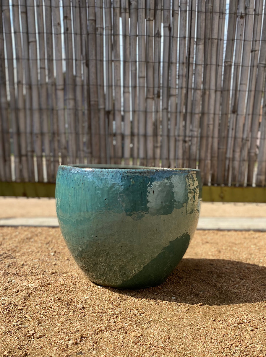 jade green planter Jade Green Ball Planter – Big Grass