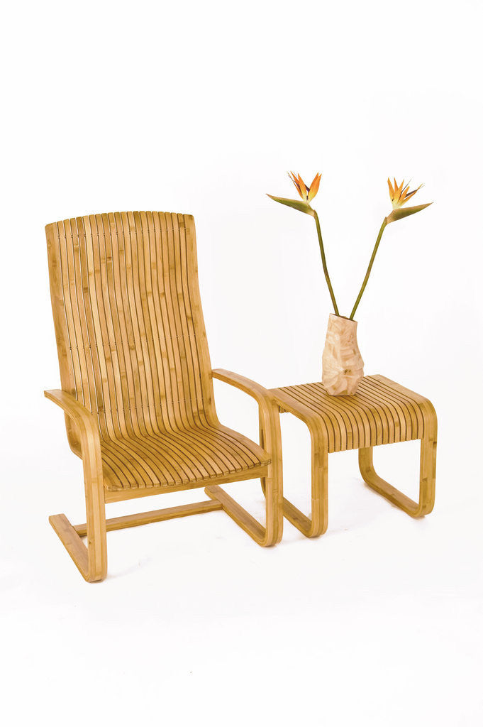 Loi High-Back Bamboo Chair
